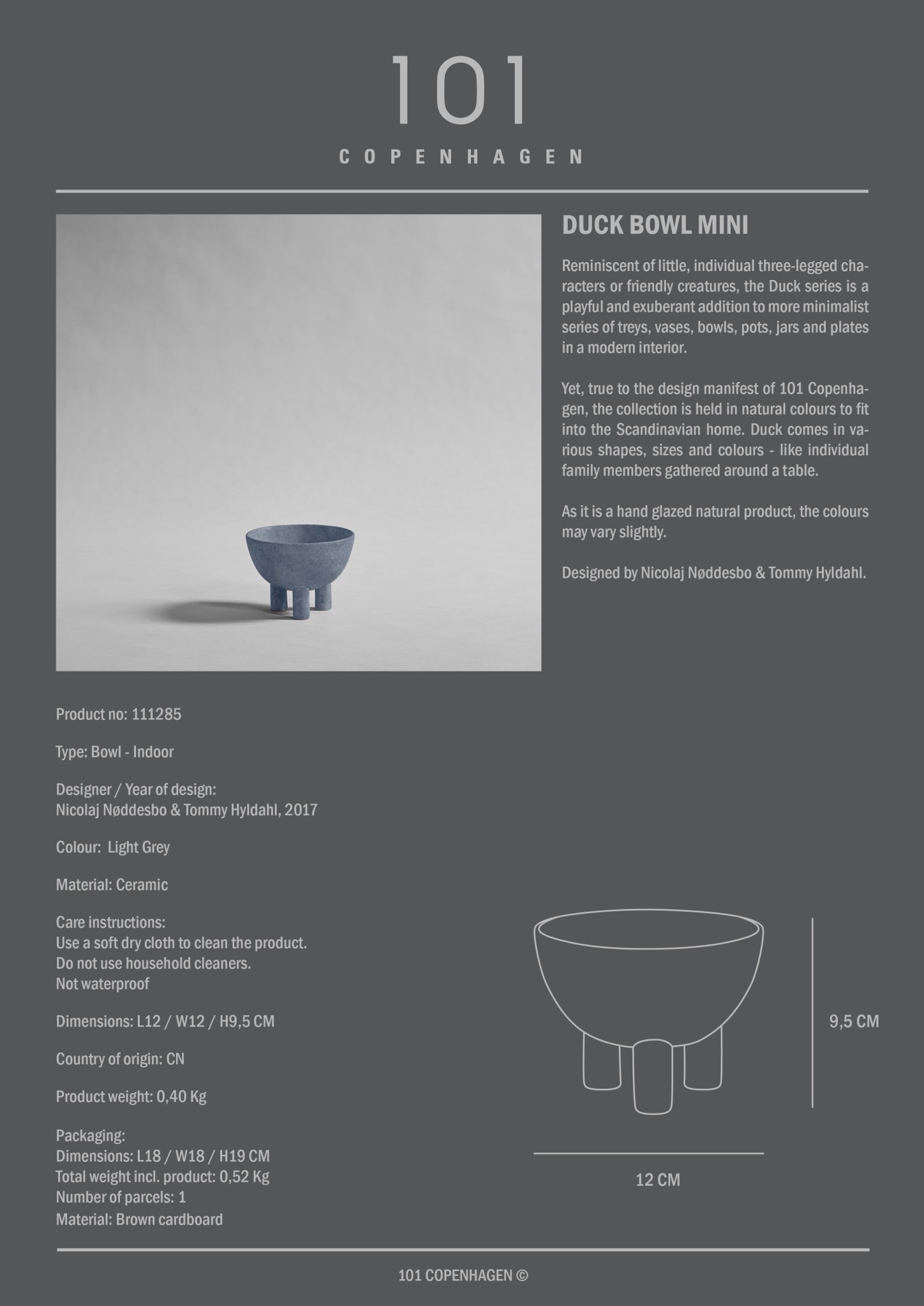 101-copenhagen-duck-bowl-mini-schale-hellgrau-keramik image 6