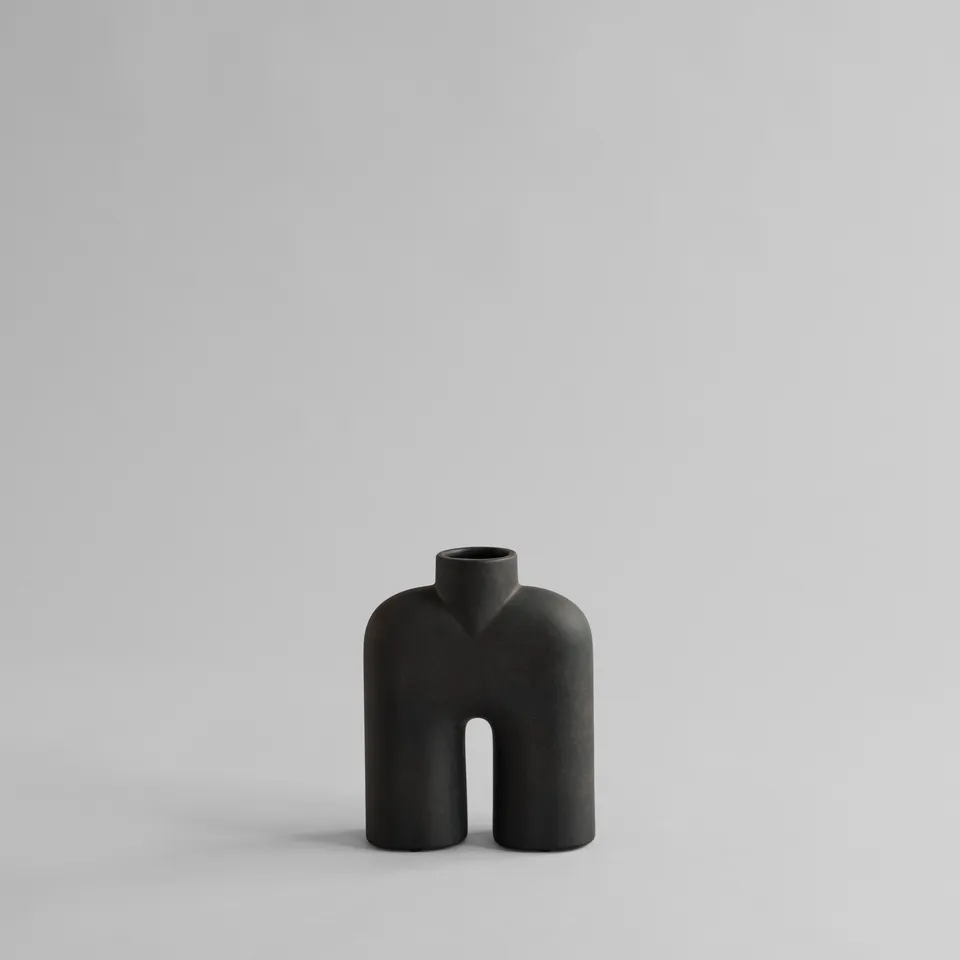 101-copenhagen-cobra-vase-tall-mini-coffee-keramik image 1