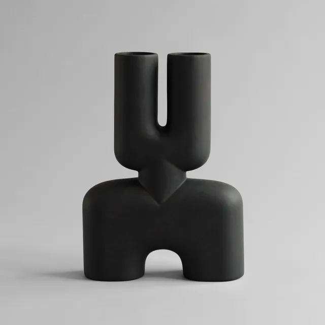 101-copenhagen-cobra-double-medio-vase-coffee-keramik image 1