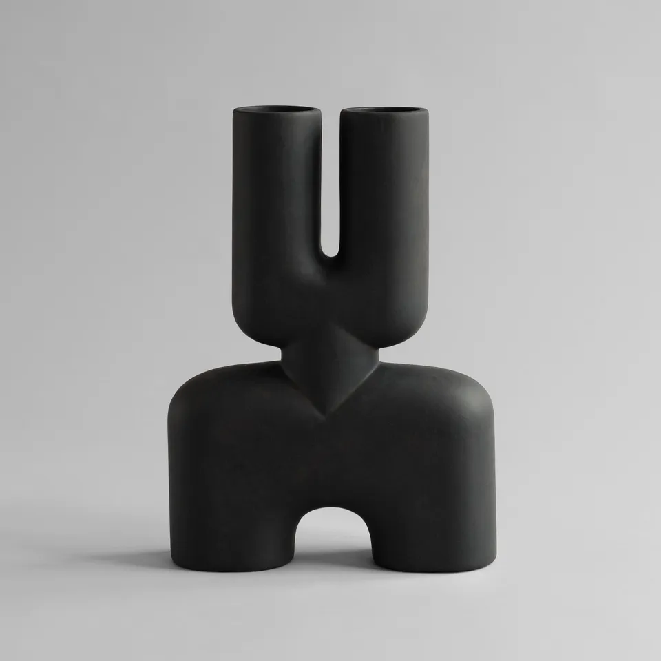 101-copenhagen-cobra-double-medio-vase-coffee-keramik image 1