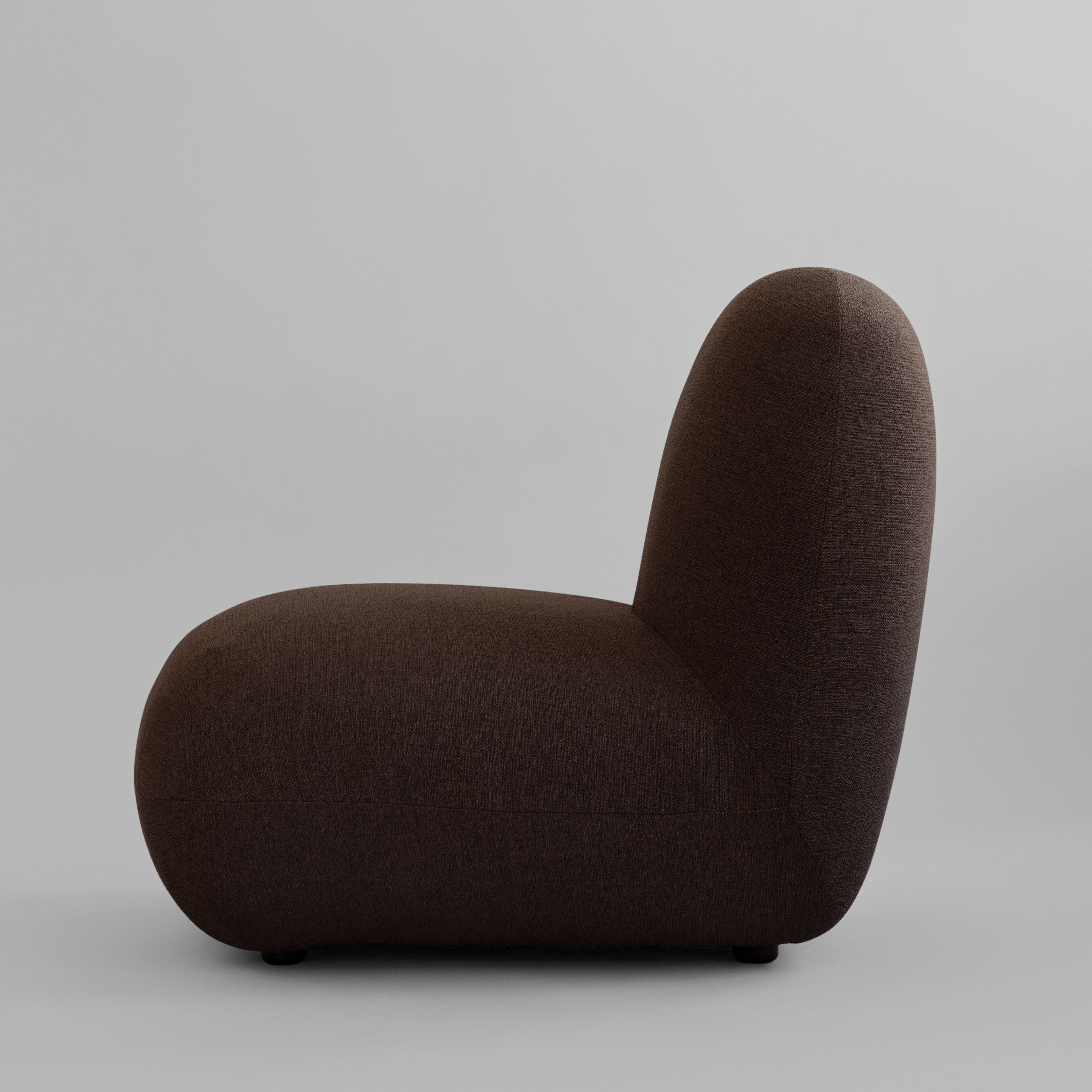 101-copenhagen-toe-flat-sessel-dunkelbraun-stoff image 5