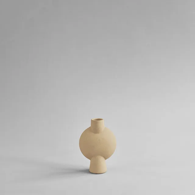 101-copenhagen-sphere-bubl-mini-vase-sand-keramik-beige image 1