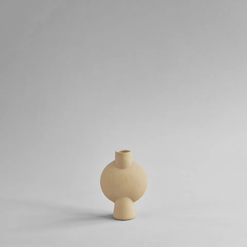 101-copenhagen-sphere-bubl-mini-vase-sand-keramik-beige image 1