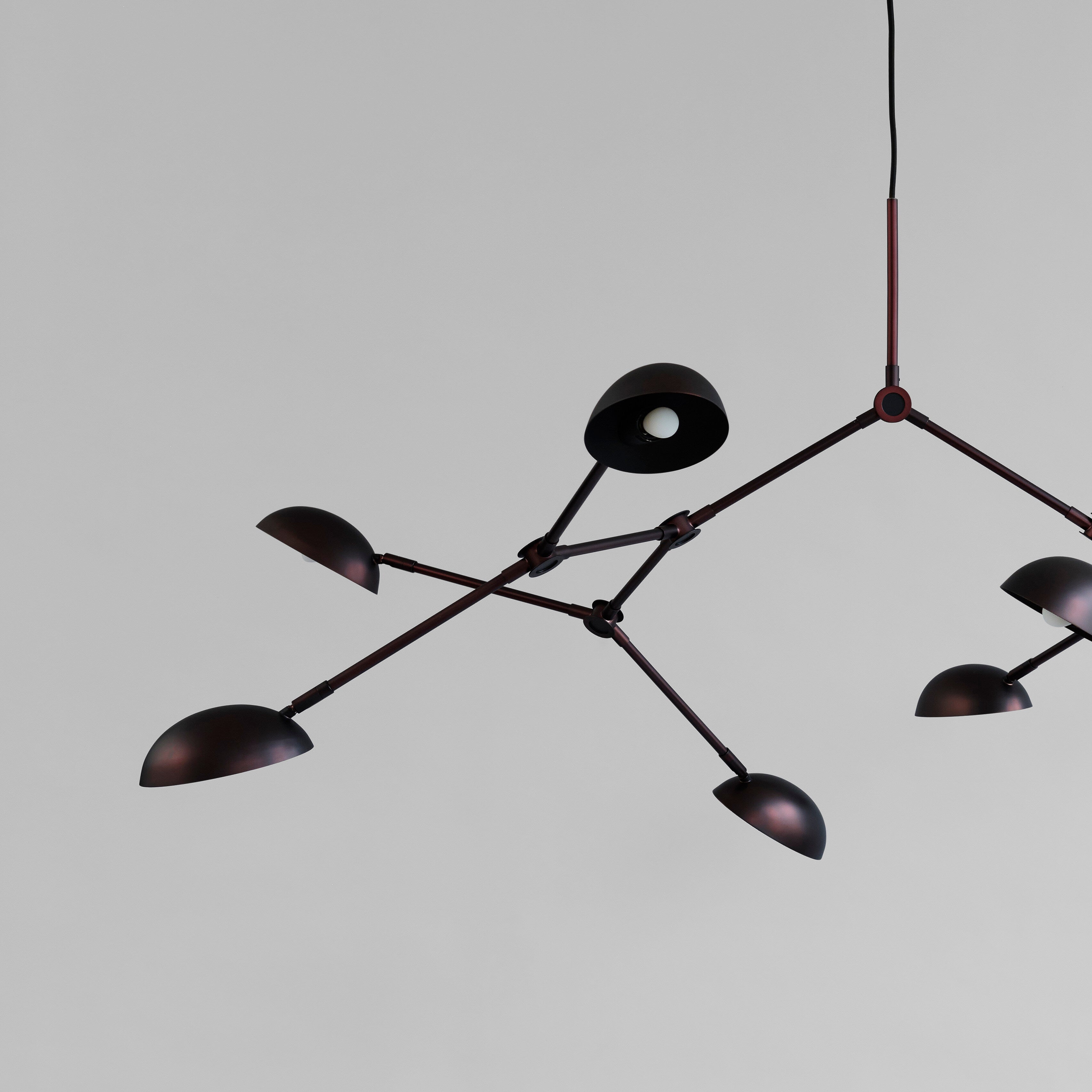 101-copenhagen-drop-kronleuchter-burned-black-5m-14-armig image 1