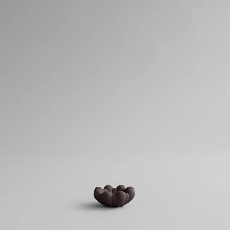 101-copenhagen-bloom-tablett-mini-keramik-chocolate-brown image 1