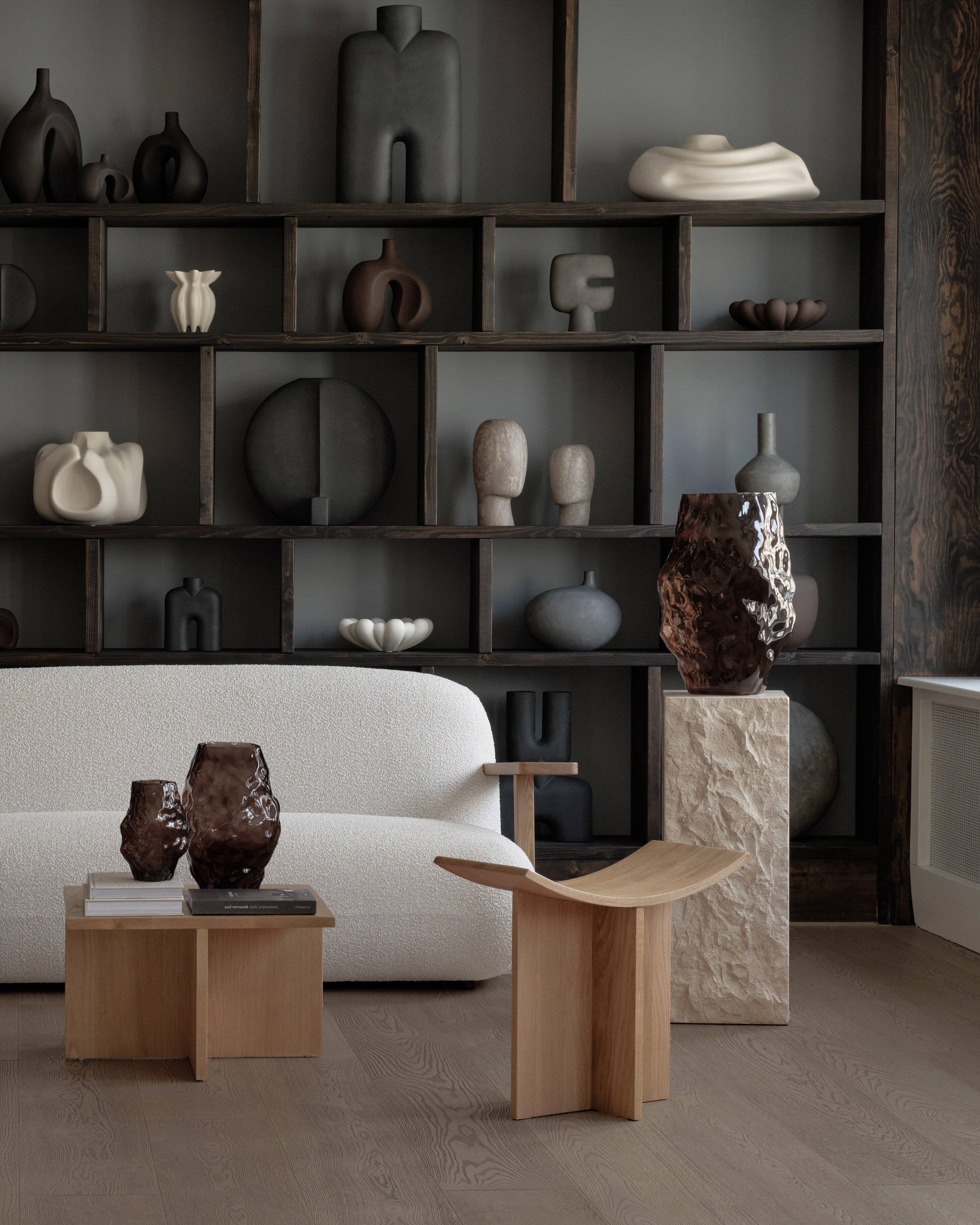 101-copenhagen-katachi-vase-mini-smoked-forest-glas image 2