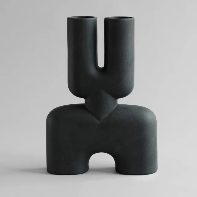 101-copenhagen-cobra-double-hexa-vase-schwarz-59-cm image 1