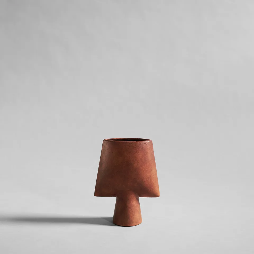 101-copenhagen-sphere-vase-square-mini-terracotta-keramik image 1