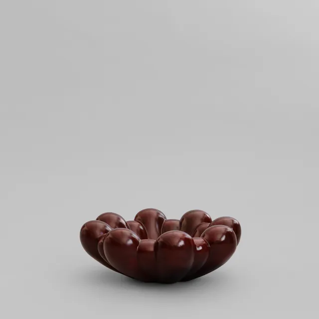 101-copenhagen-bloom-tray-big-tablett-maroon-keramik image 1