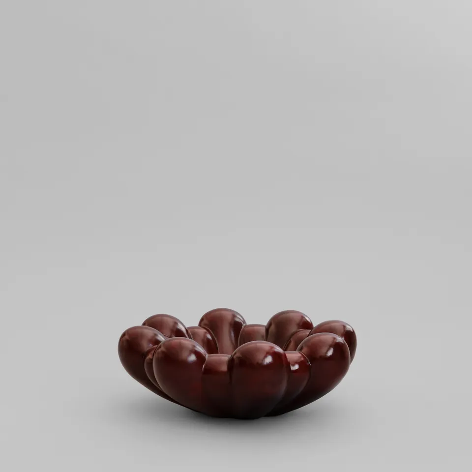 101-copenhagen-bloom-tray-big-tablett-maroon-keramik image 1