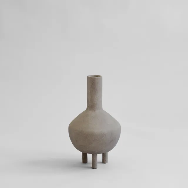 101-copenhagen-duck-vase-fat-taupe-keramik image 1