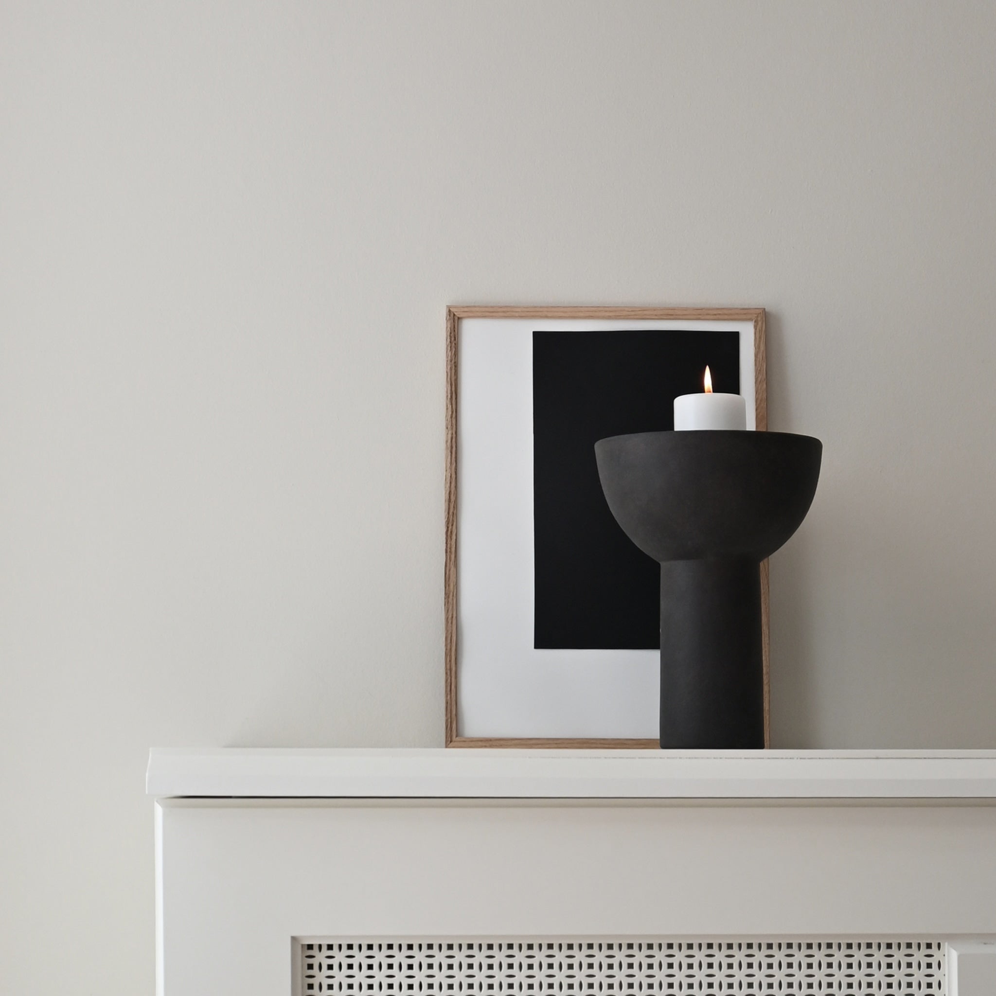 101-copenhagen-block-vase-medio-coffee-keramik image 1