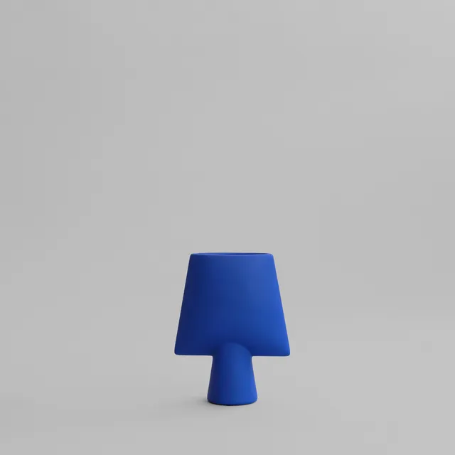 101-copenhagen-sphere-vase-square-mini-marrakech-blue-keramik image 1