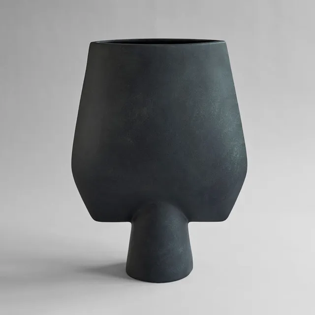 101-copenhagen-sphere-square-vase-hexa-schwarz-60-cm image 1