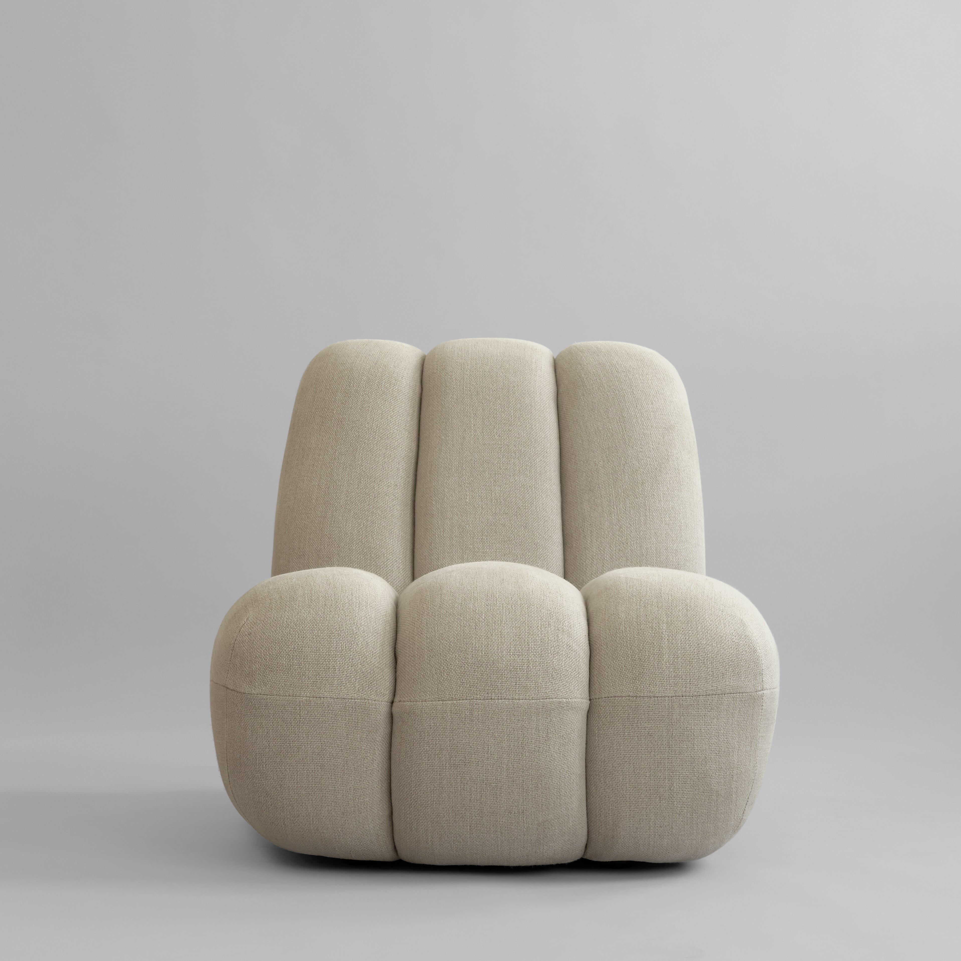 101-copenhagen-toe-loungesessel-leinen-sand-70er-design image 1