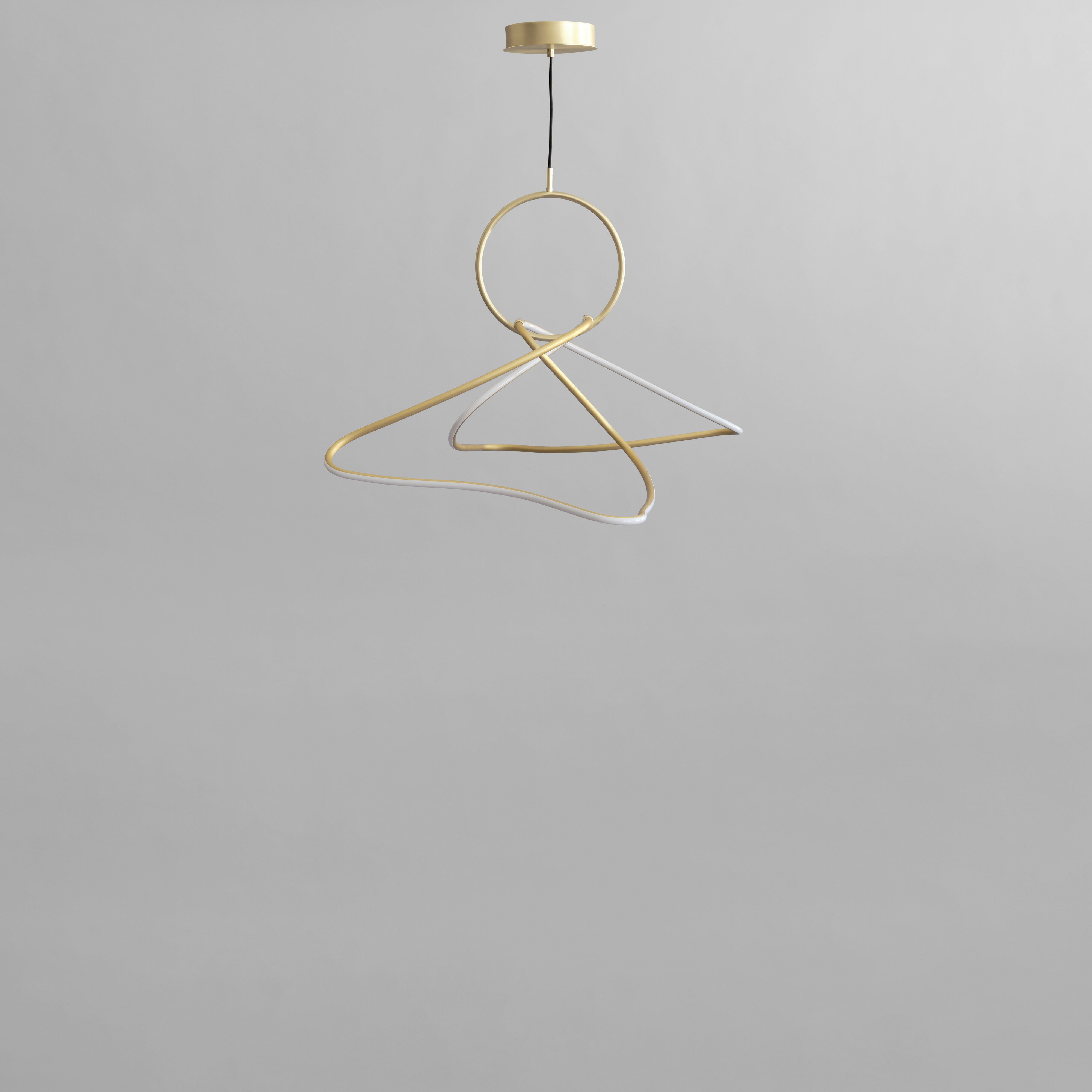 101-copenhagen-kumo-chandelier-mini-kronleuchter-messing-led image 1