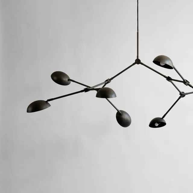 101-copenhagen-drop-kronleuchter-bronze-5m-chandelier image 1