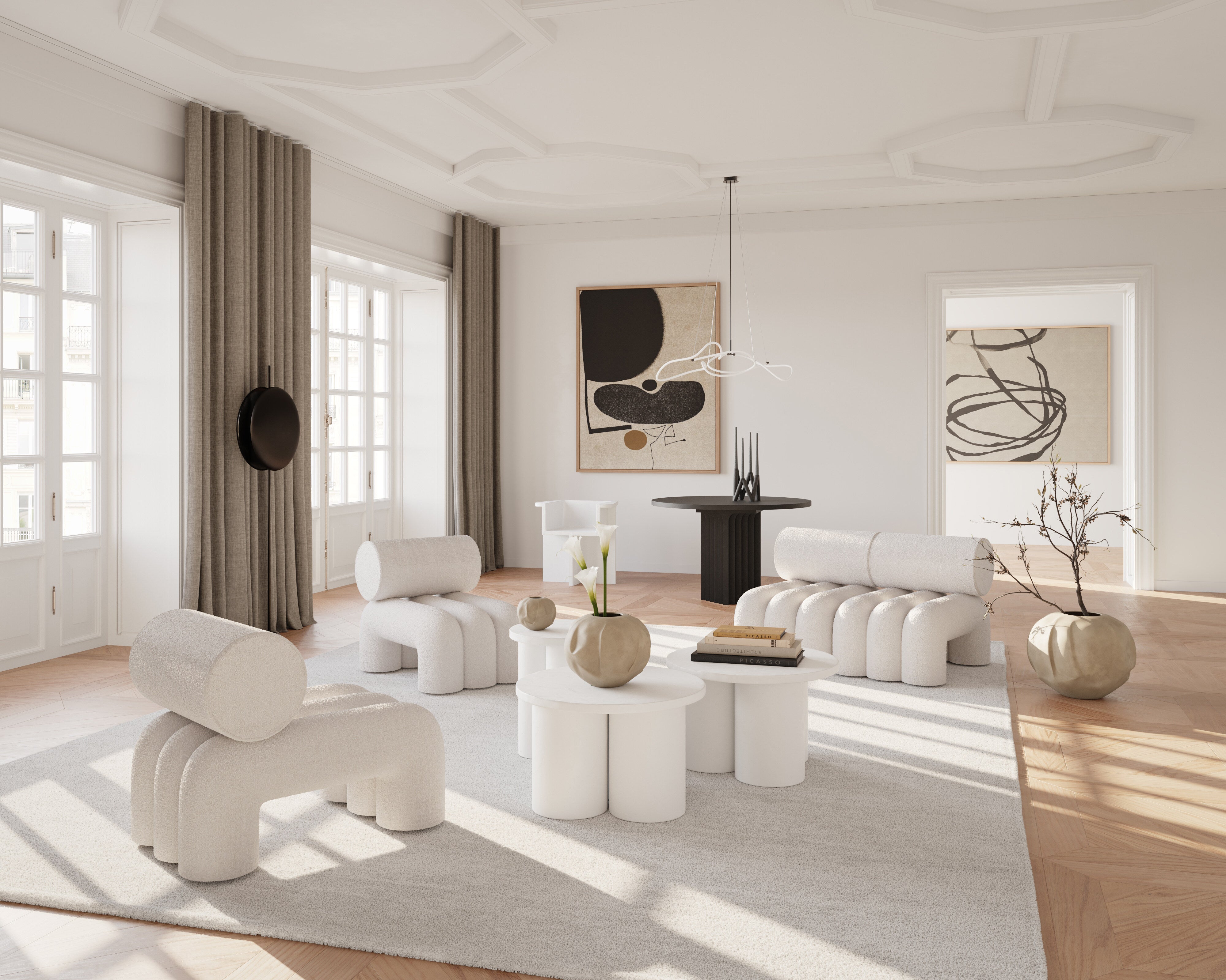 101-copenhagen-foku-sessel-off-white-boucl-lounge image 8