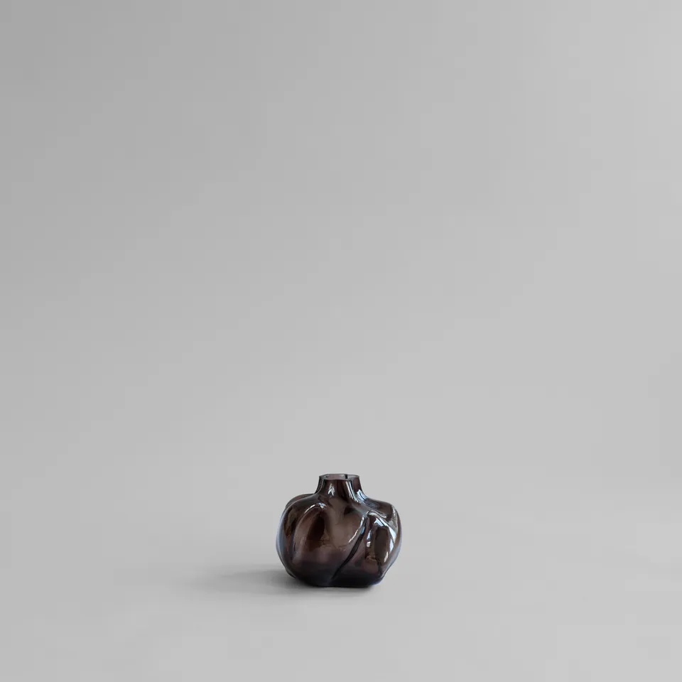 101-copenhagen-wabi-vase-mini-smoked-forest-glas-mundgeblasen image 1