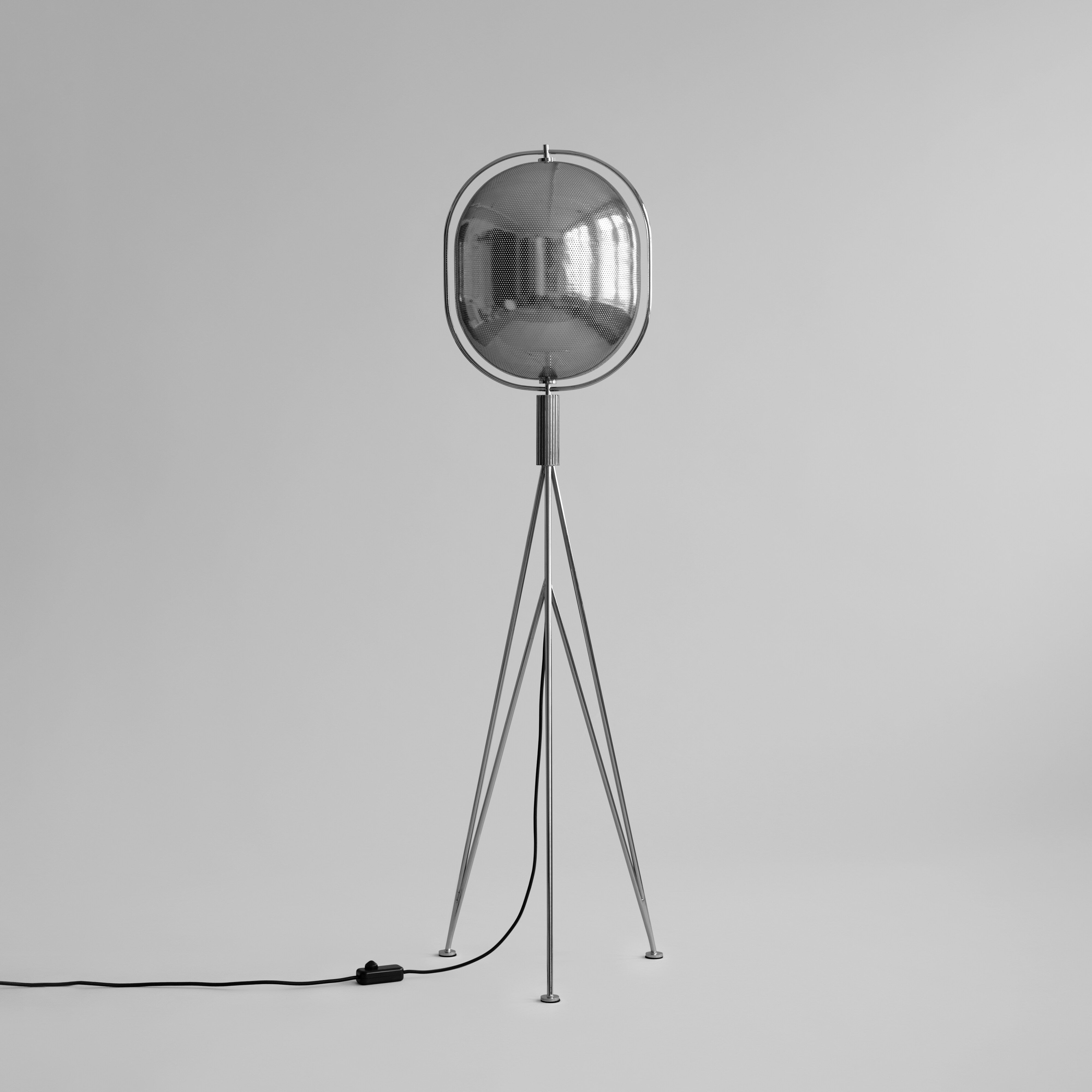 101-copenhagen-pearl-stehlampe-chrom-opalglas-dimmbar image 5