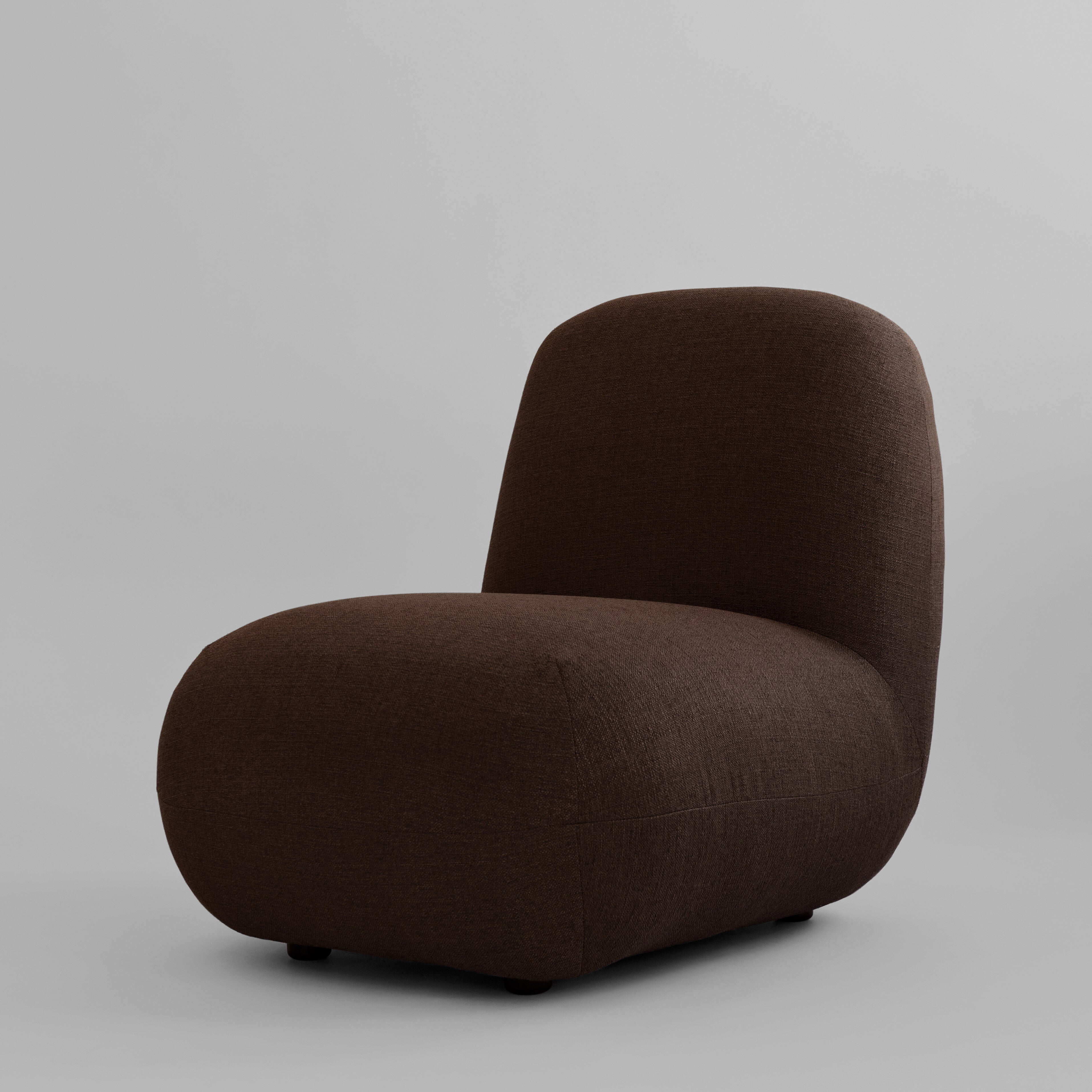 101-copenhagen-toe-flat-sessel-dunkelbraun-stoff image 4