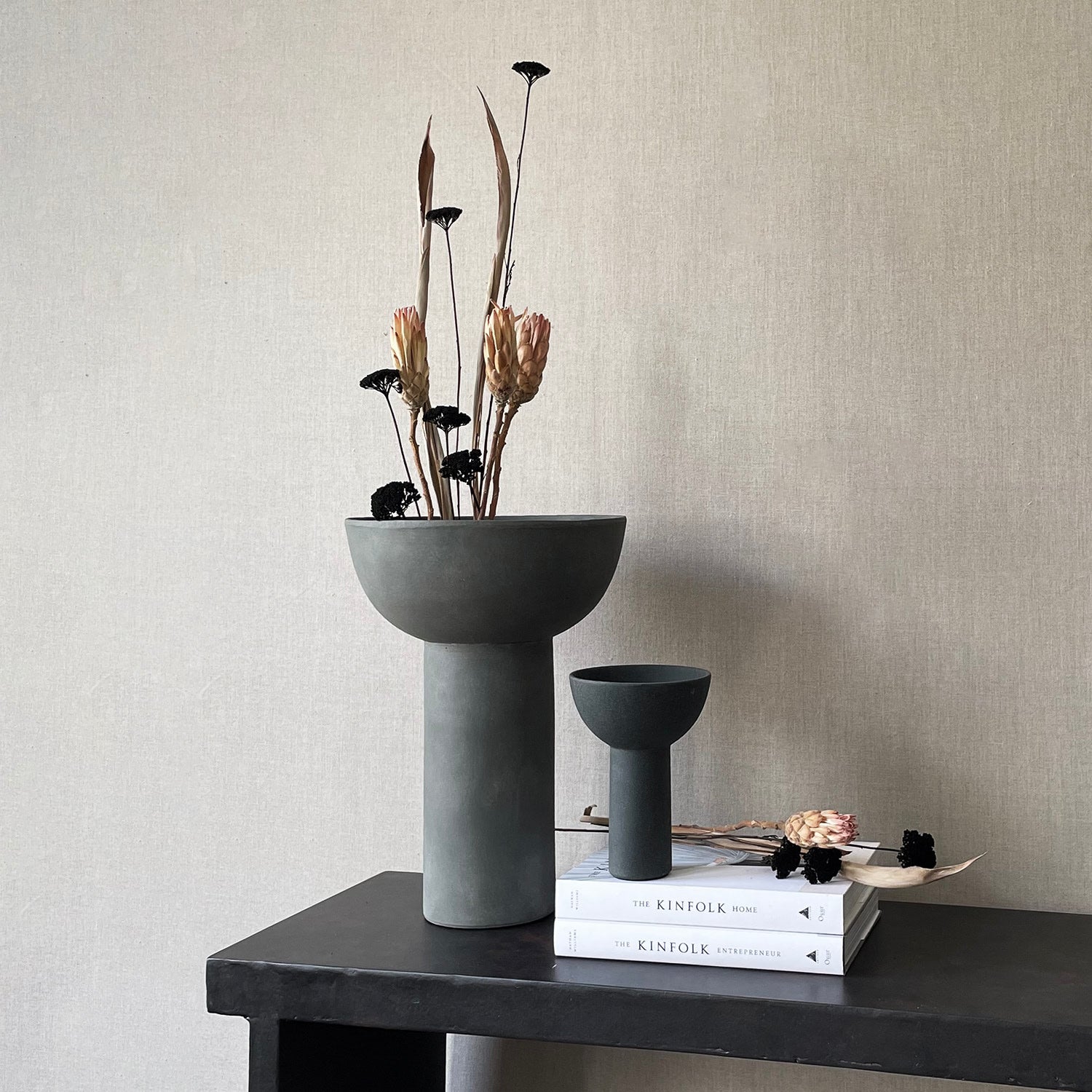 101-copenhagen-block-big-vase-dark-grey-keramik image 3