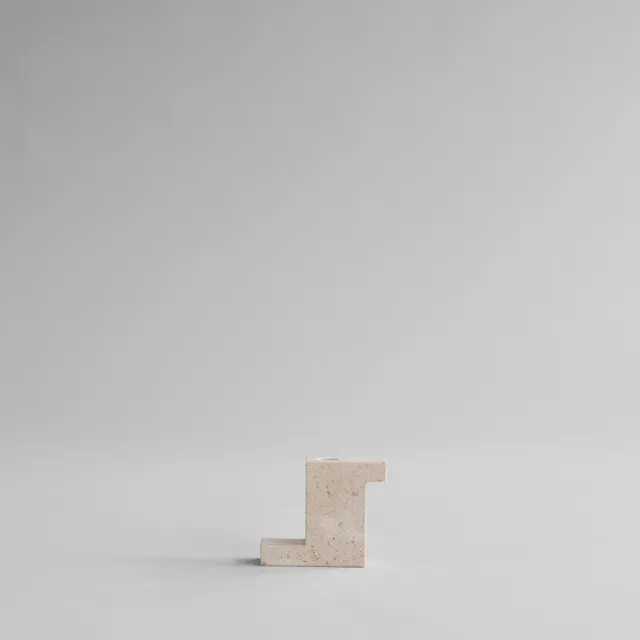 101-copenhagen-brick-tall-kerzenhalter-limestone image 1