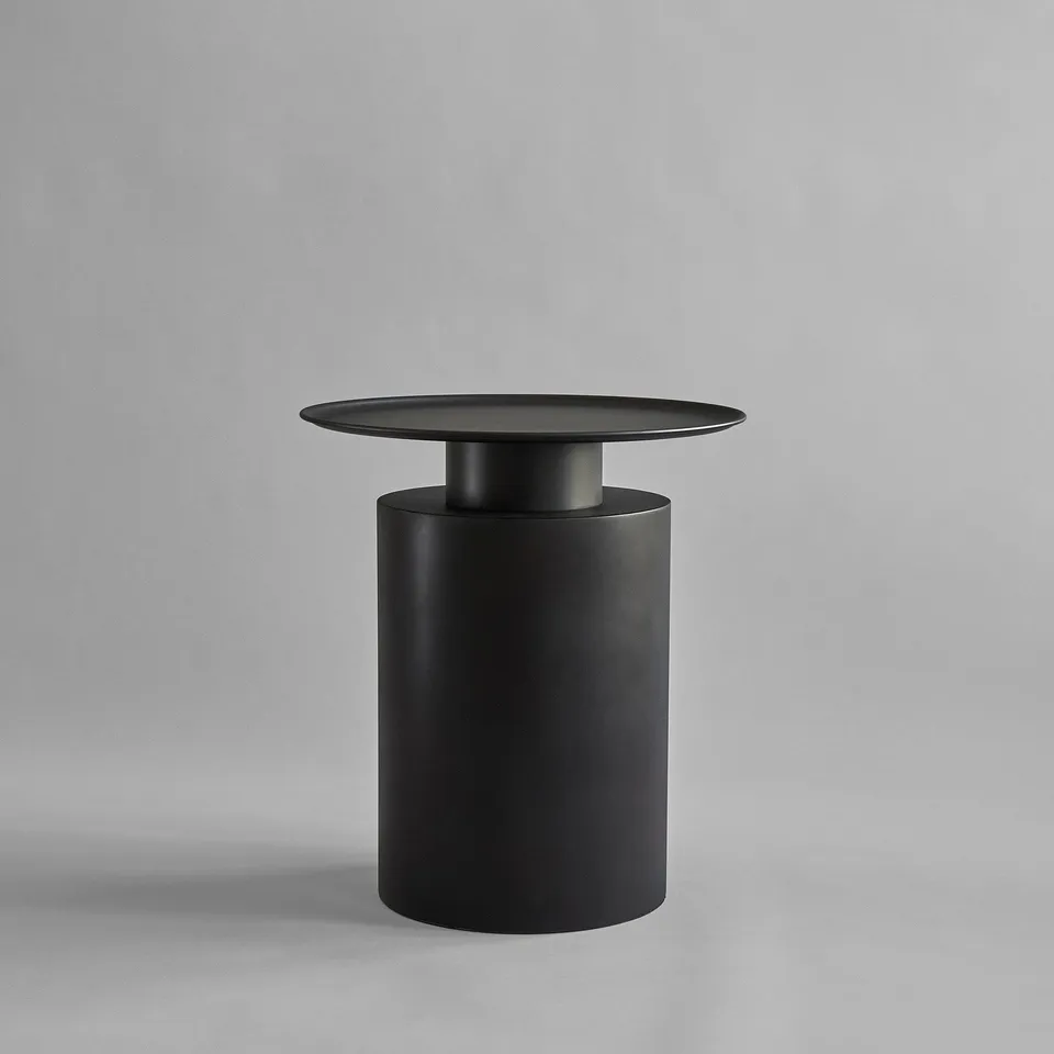 101-copenhagen-pillar-beistelltisch-tall-burned-black-metall image 1