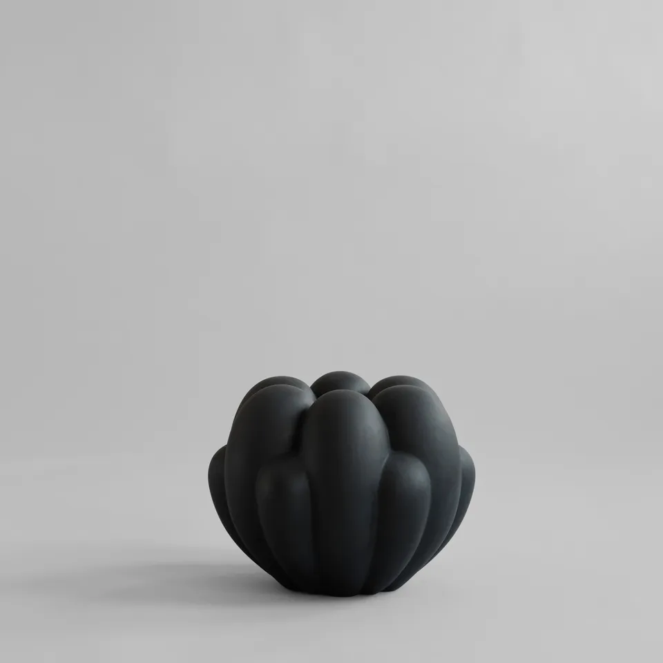 101-copenhagen-bloom-vase-mini-blumenvase-schwarz-keramik image 1