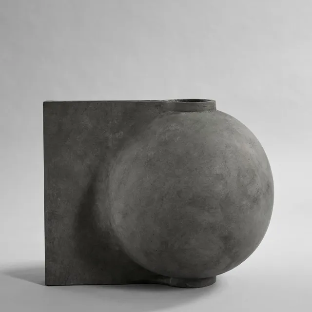 101-copenhagen-offset-vase-big-blumenvase-dark-grey-beton image 1