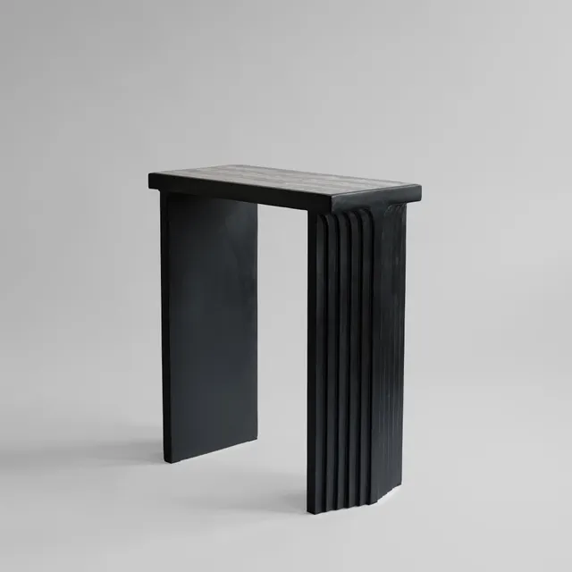 101-copenhagen-arc-console-konsole-silver-travertine image 1