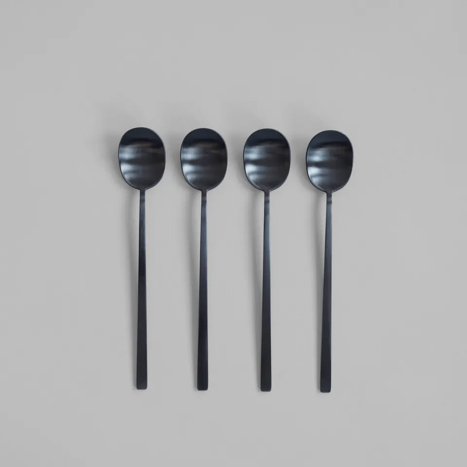 101-copenhagen-kogei-long-spoon-l-ffel-schwarz image 1