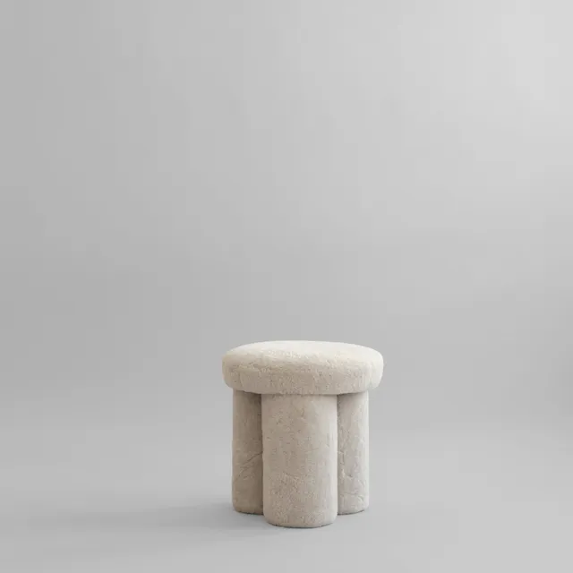 101-copenhagen-big-foot-hocker-schaffell-sandshell image 1