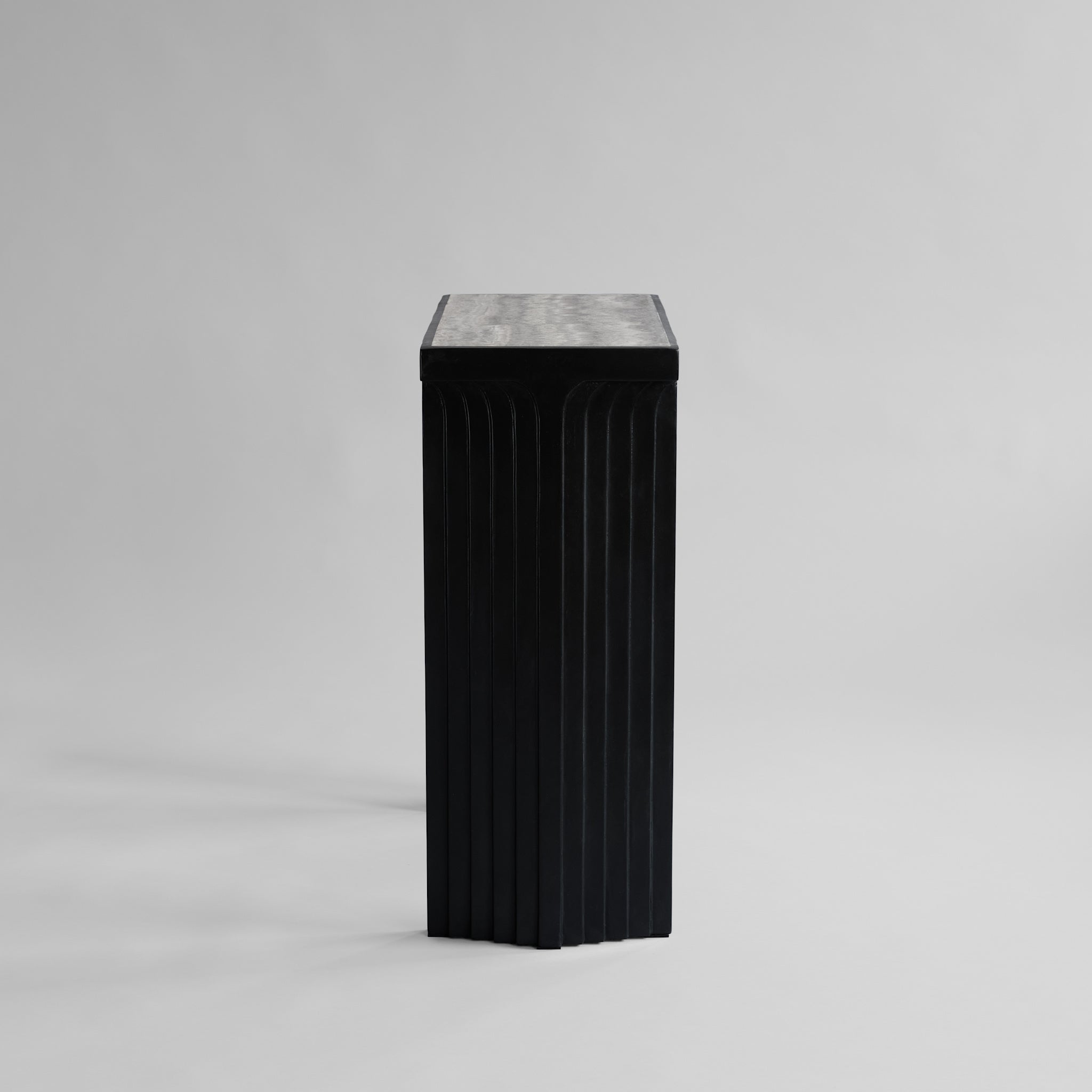 101-copenhagen-arc-console-konsole-silver-travertine image 4