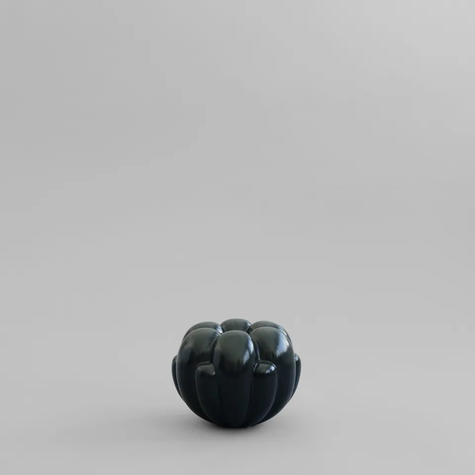 101-copenhagen-bloom-vase-petit-dark-green-keramikvase image 1