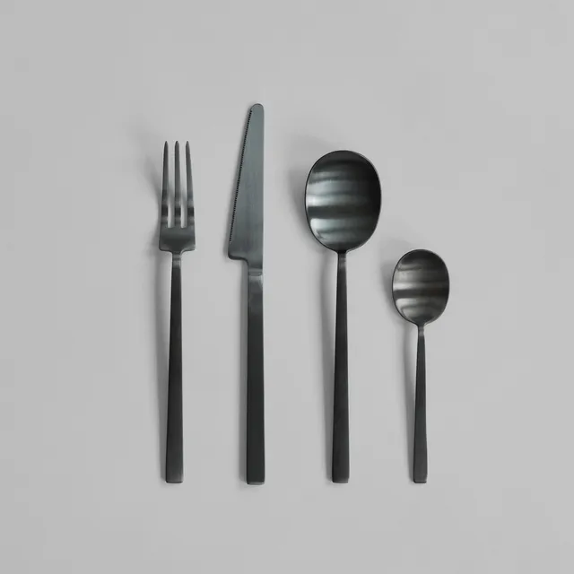 101-copenhagen-kogei-besteck-schwarz-16-teilig image 1