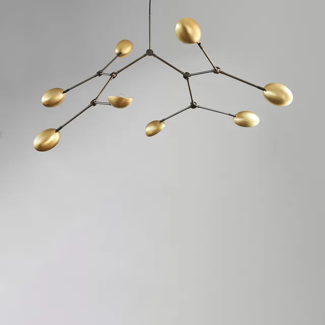 101-copenhagen-drop-chandelier-kronleuchter-messing-5m image 1