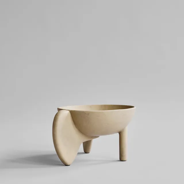 101-copenhagen-wing-bowl-big-sand-keramik-dekoschale-beige image 1