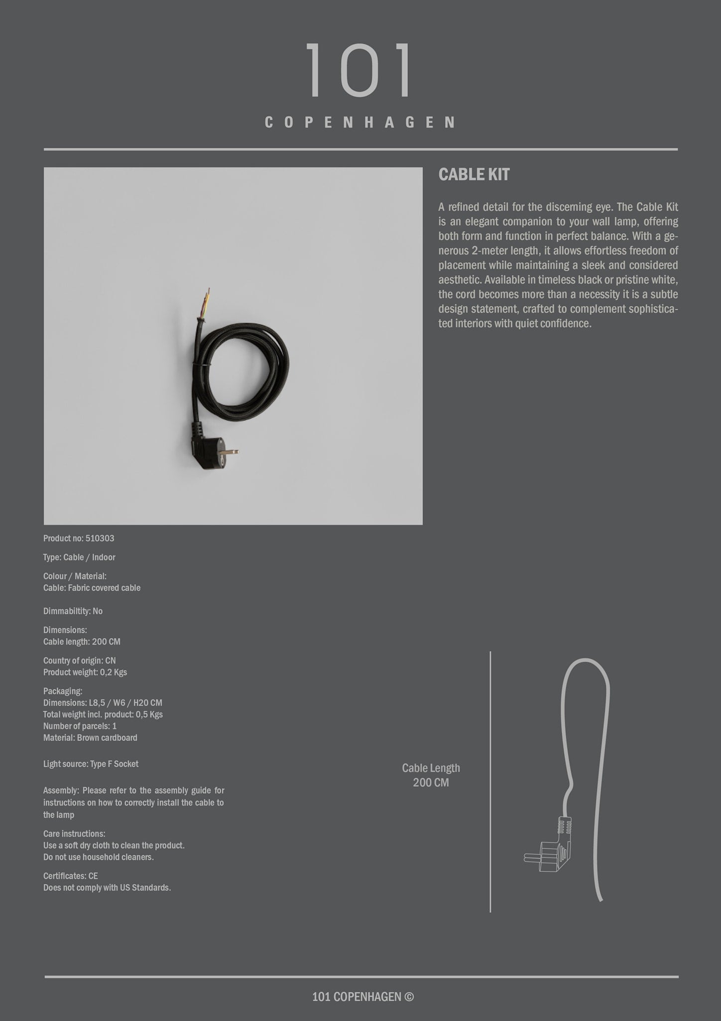 101-copenhagen-parts-cable-kit-lampenkabel-schwarz-2m image 3