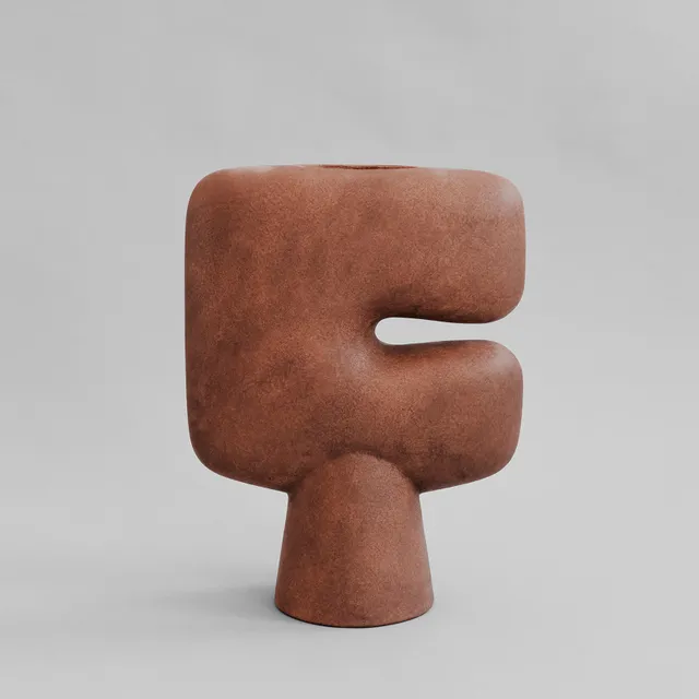 101-copenhagen-tribal-vase-big-keramik-terracotta-45-cm image 1