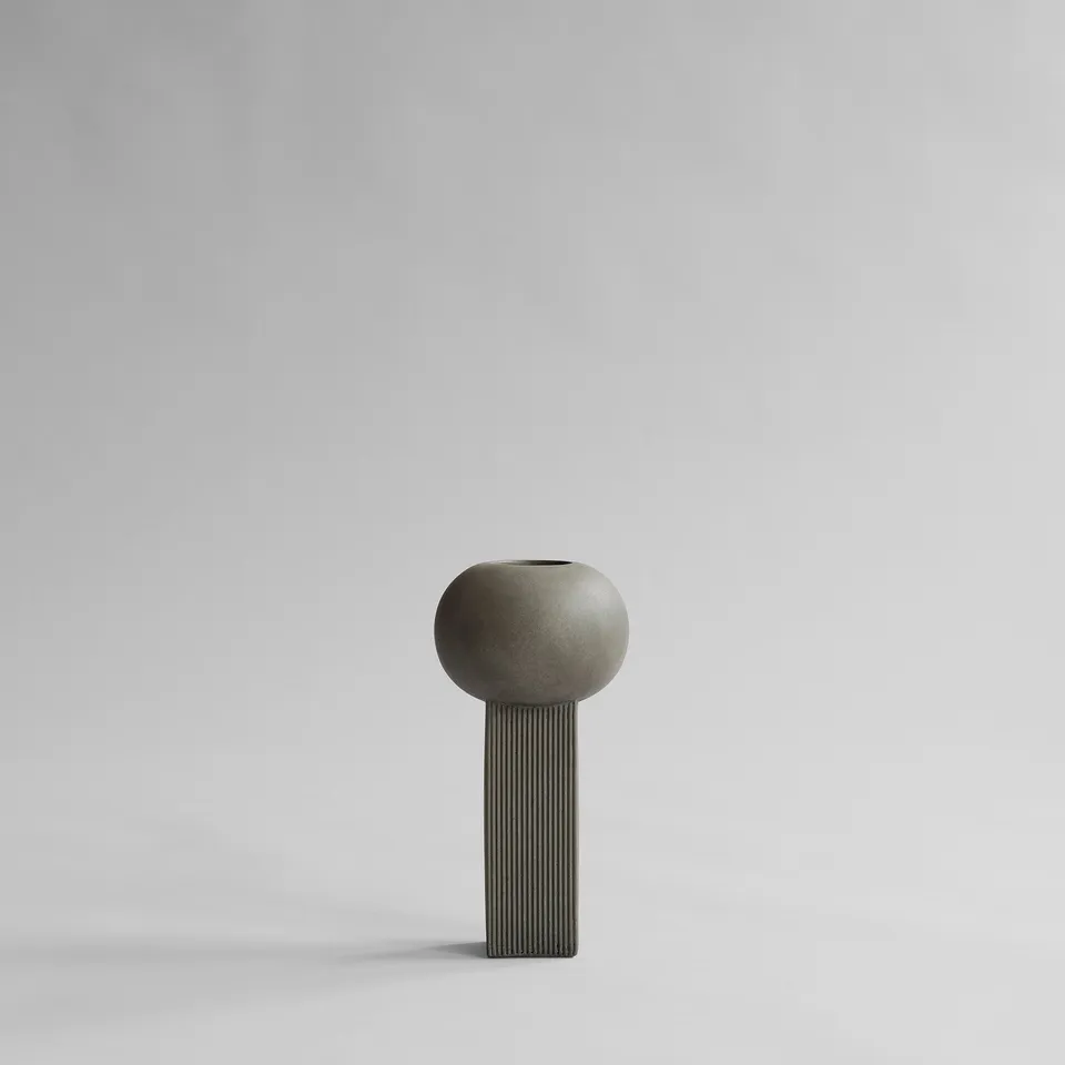 101-copenhagen-empire-vase-mini-keramik-dark-grey image 1