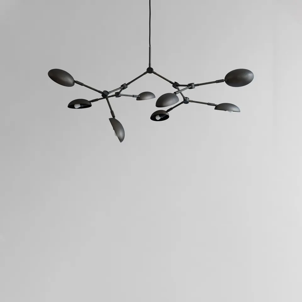 101-copenhagen-drop-chandelier-mini-kronleuchter-bronze image 1