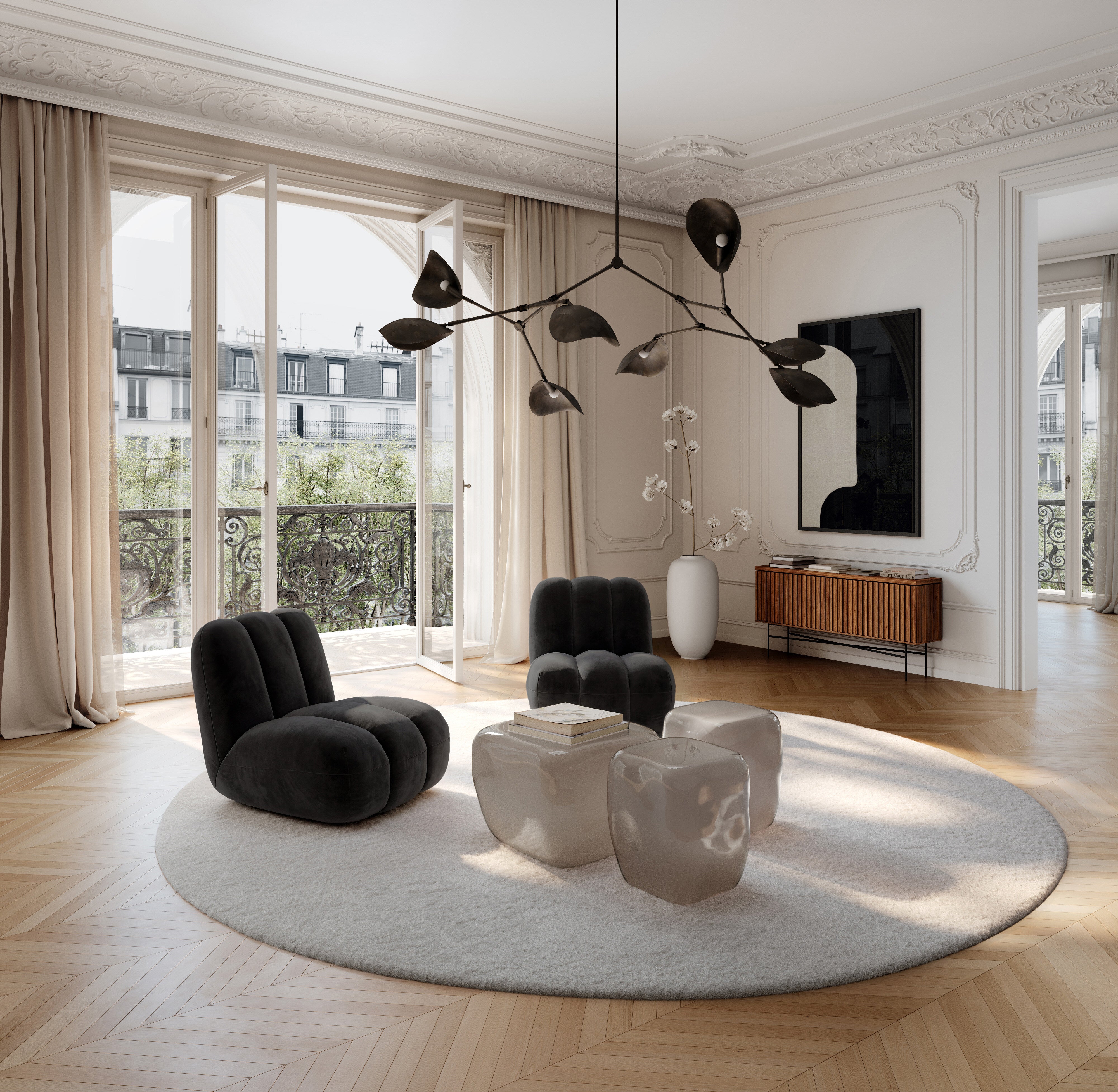 101-copenhagen-toe-chair-loungesessel-peat-braun-wollvelours image 4