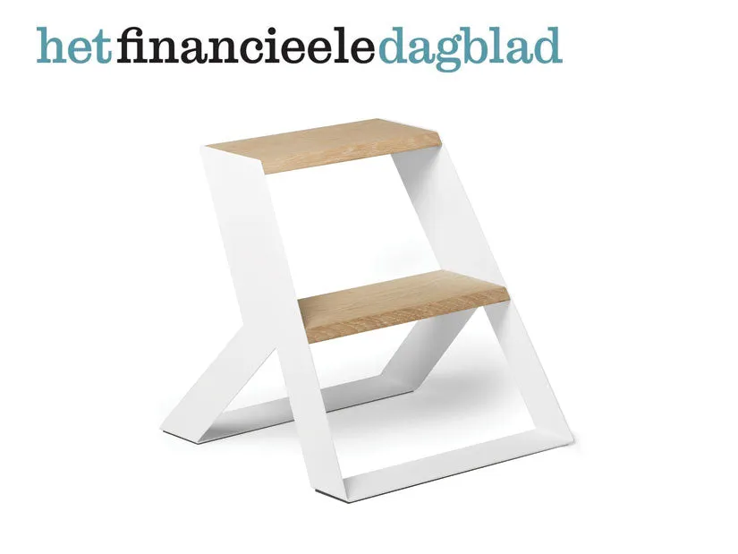 frederik-roij-split-step-trittleiter-stahl-design-hocker image 1
