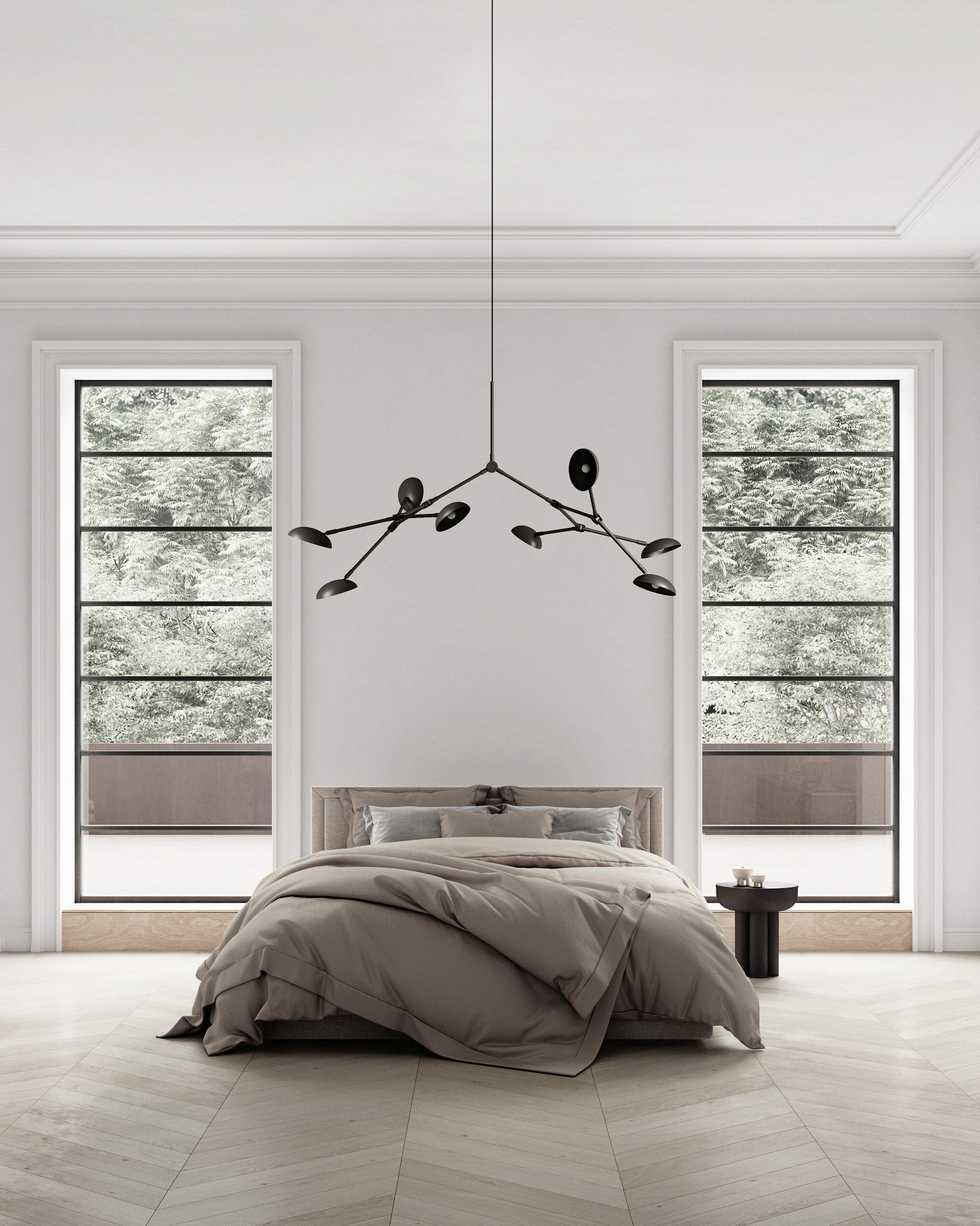 101-copenhagen-drop-kronleuchter-bronze-5m-chandelier image 4