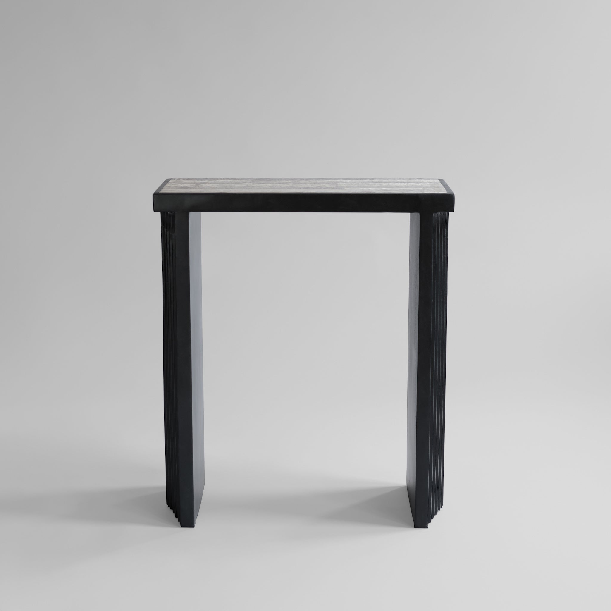 101-copenhagen-arc-console-konsole-silver-travertine image 3