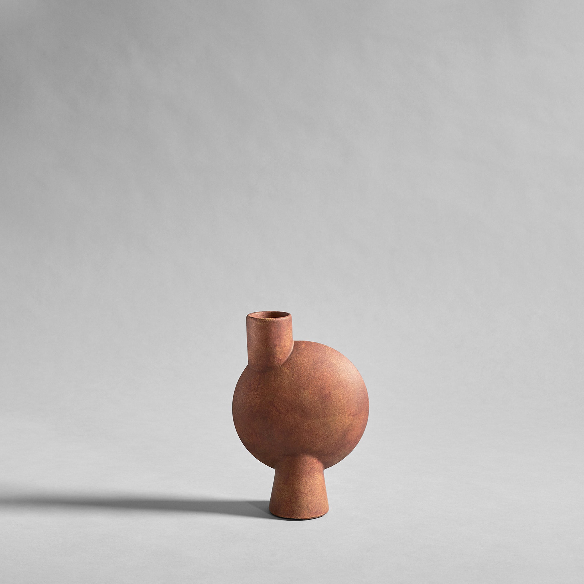 101-copenhagen-sphere-bubl-medio-vase-terracotta-keramik image 1