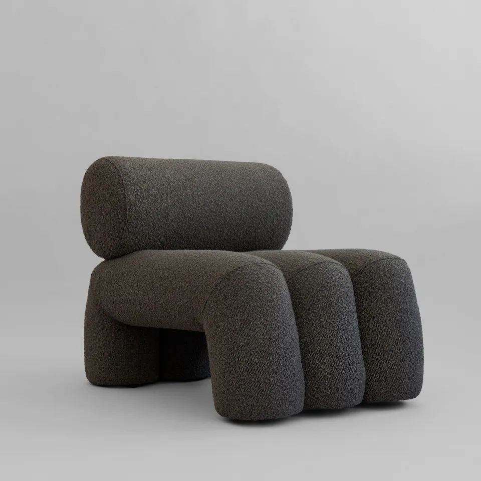 101-copenhagen-foku-chair-loungesessel-deep-taupe-boucl image 1