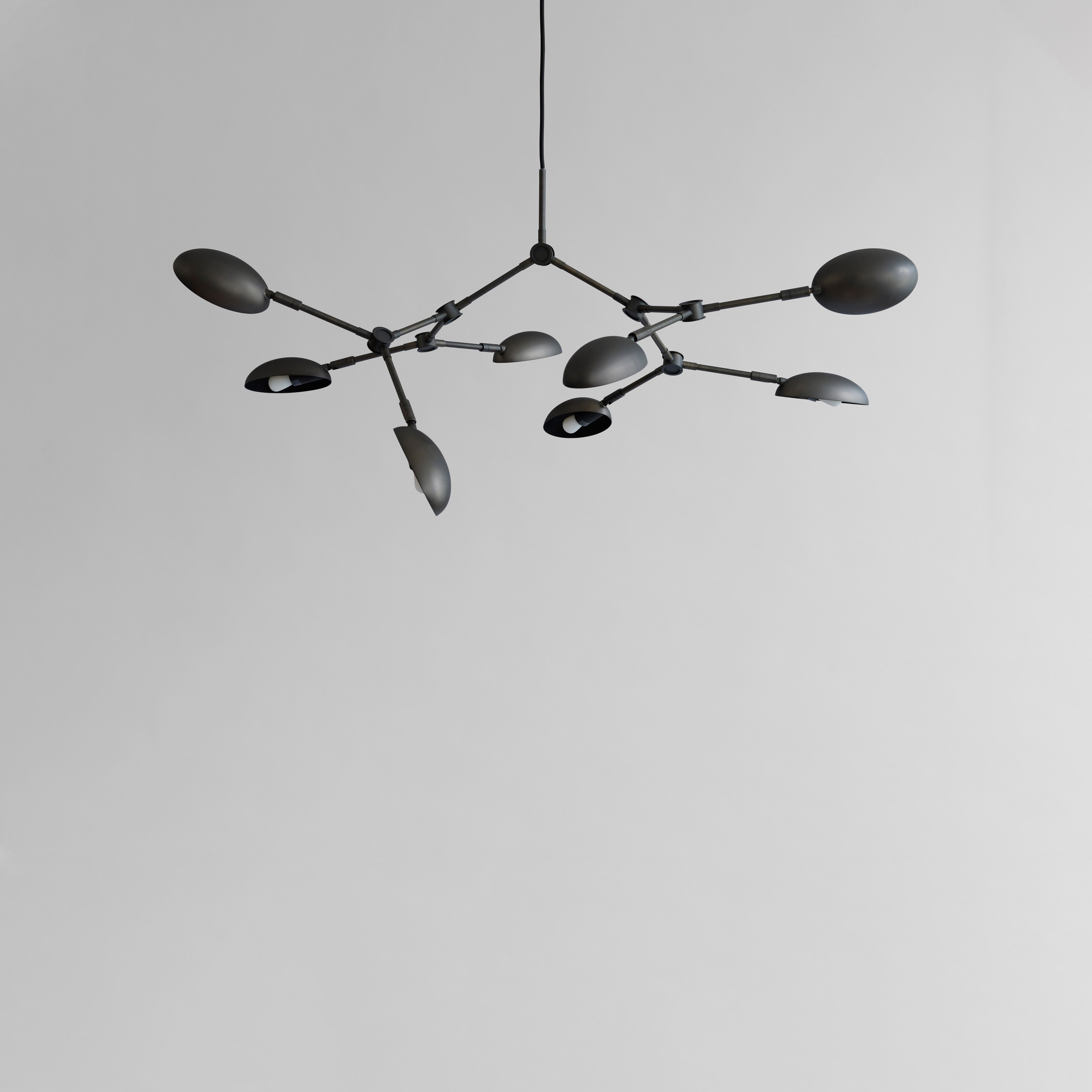101-copenhagen-drop-chandelier-mini-kronleuchter-bronze image 1