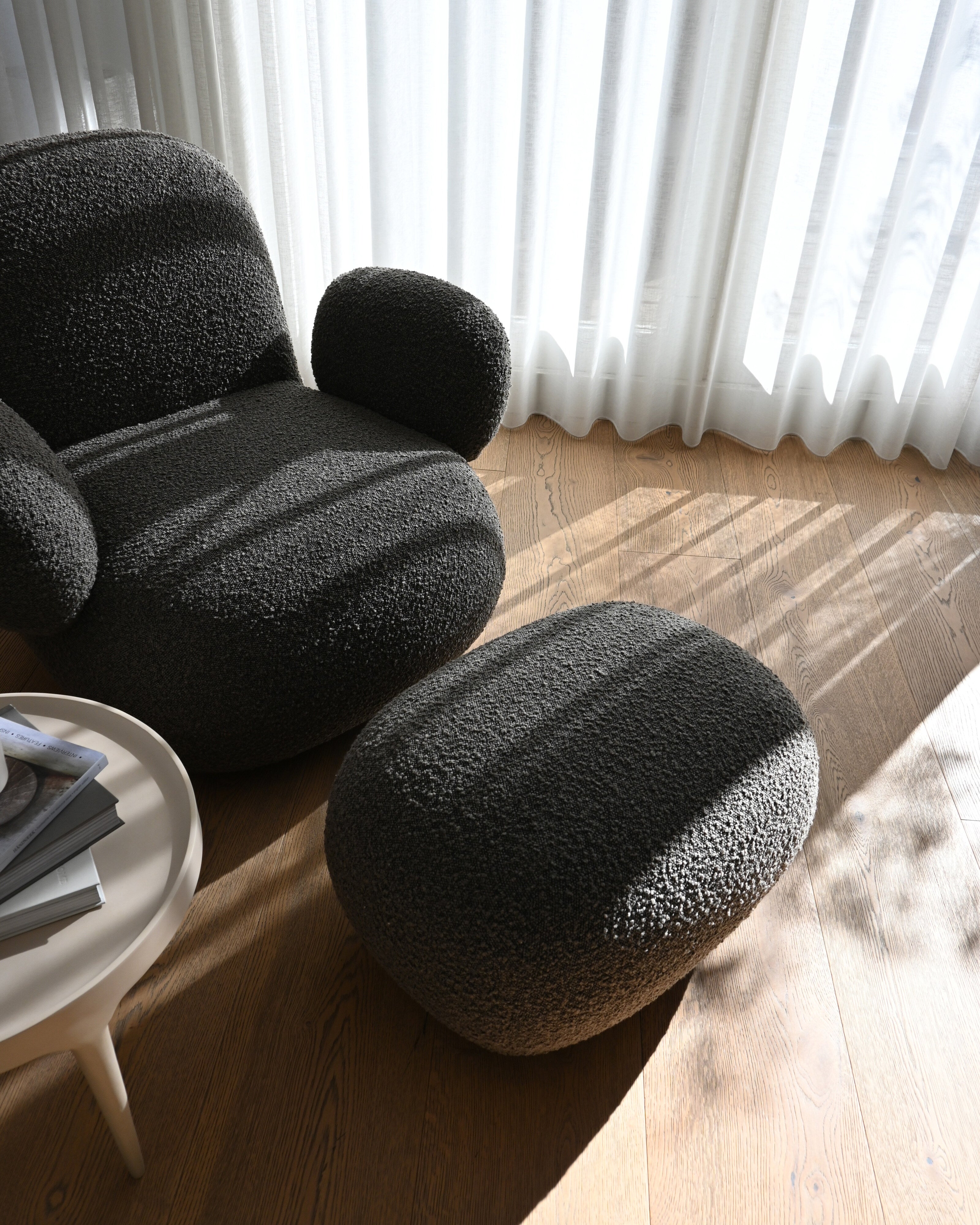 101-copenhagen-toe-flat-sessel-deep-taupe-boucl-lounge image 3